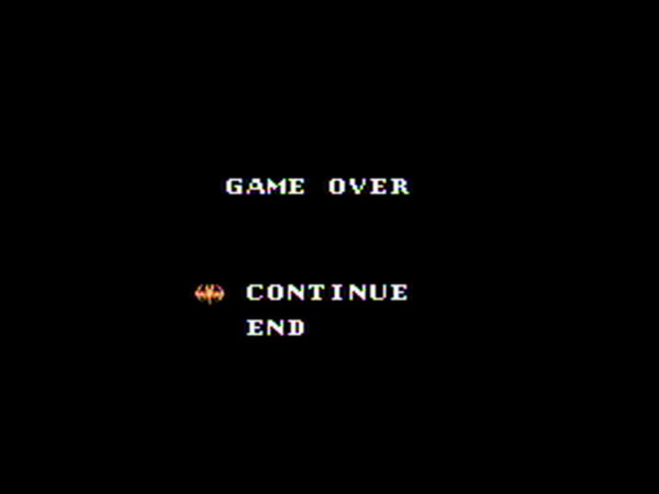 Game Over Screen