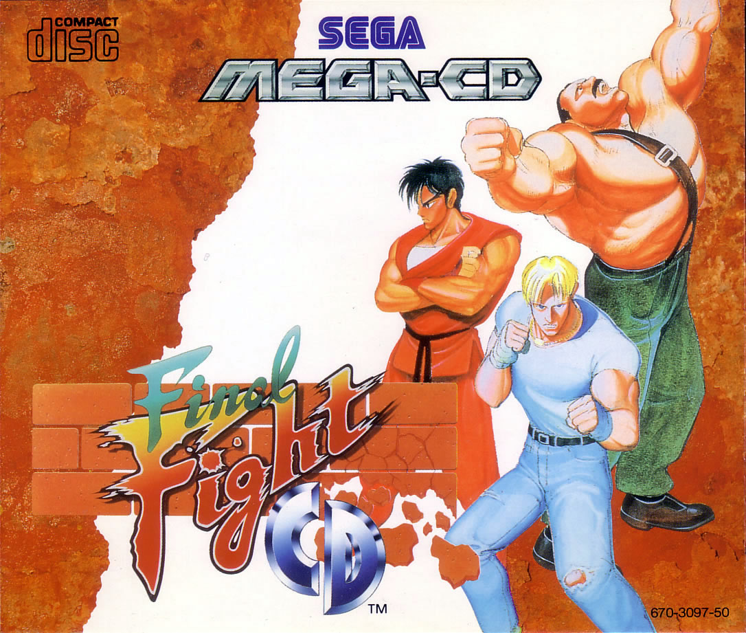 Final Fight CD - Capa Européia