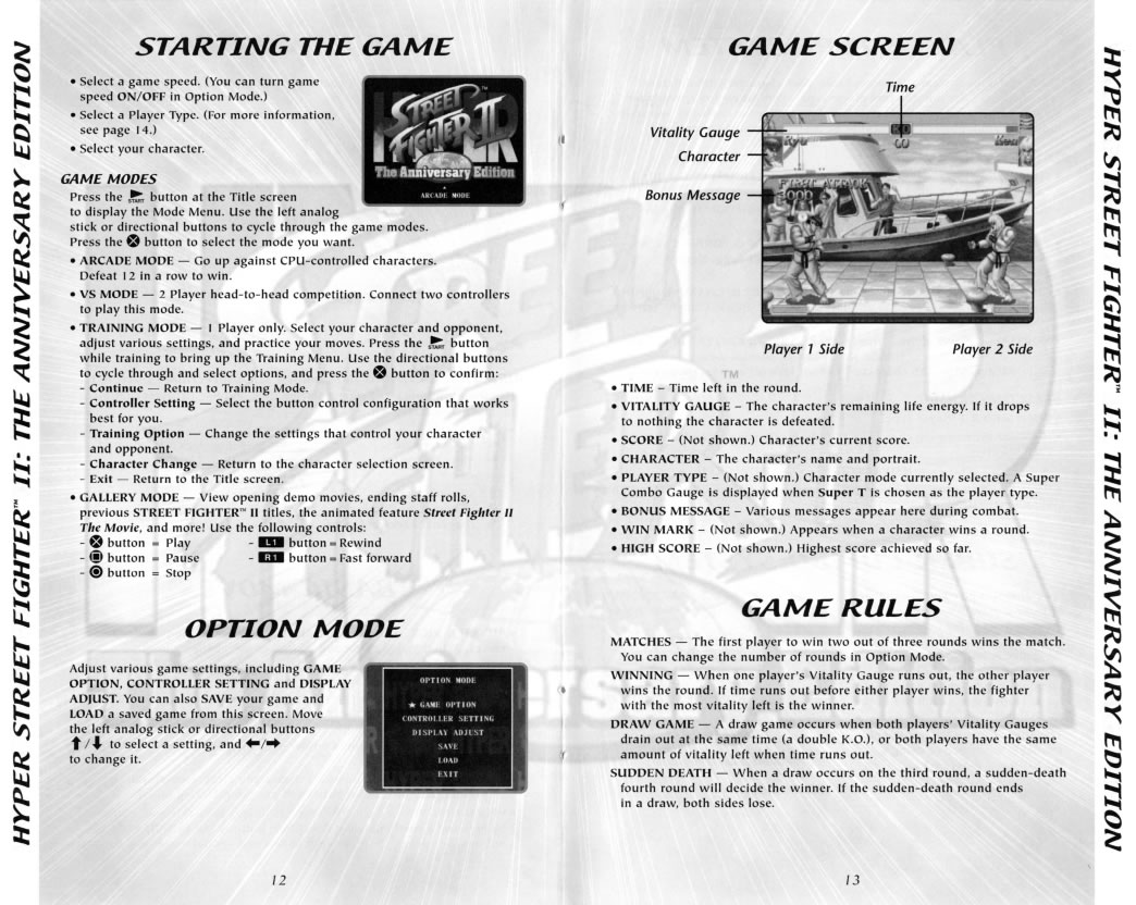 Manual de Instruções da versão Playstation 2