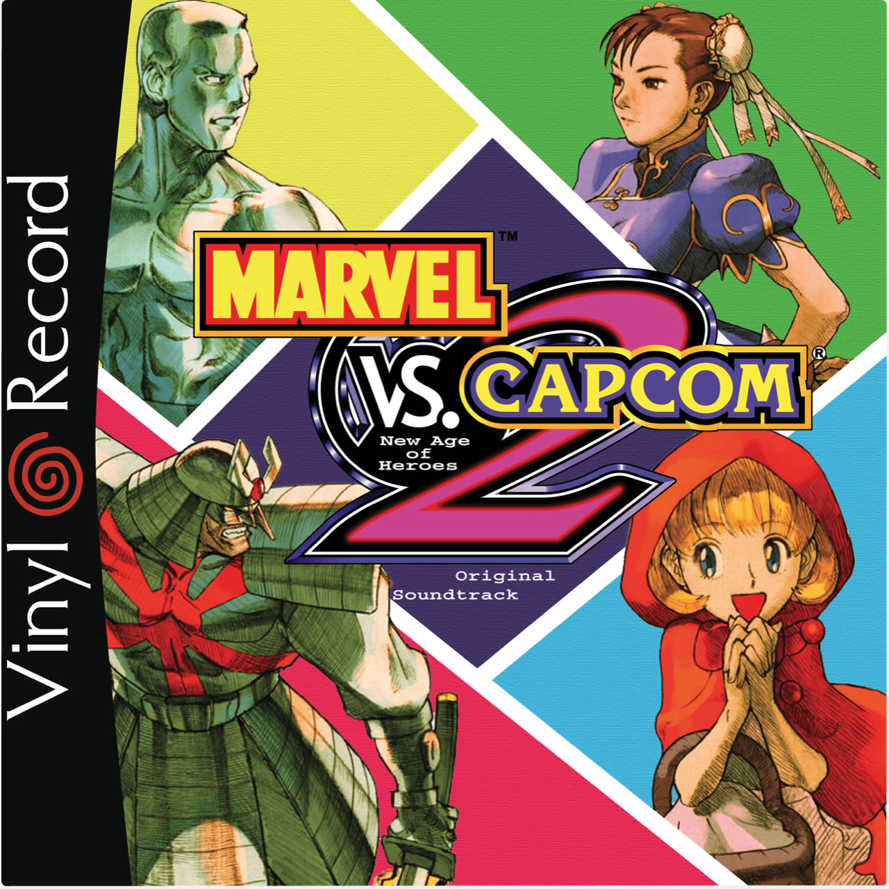 Marvel vs. Capcom 2: Vinyl Record Soundtrack - Cover