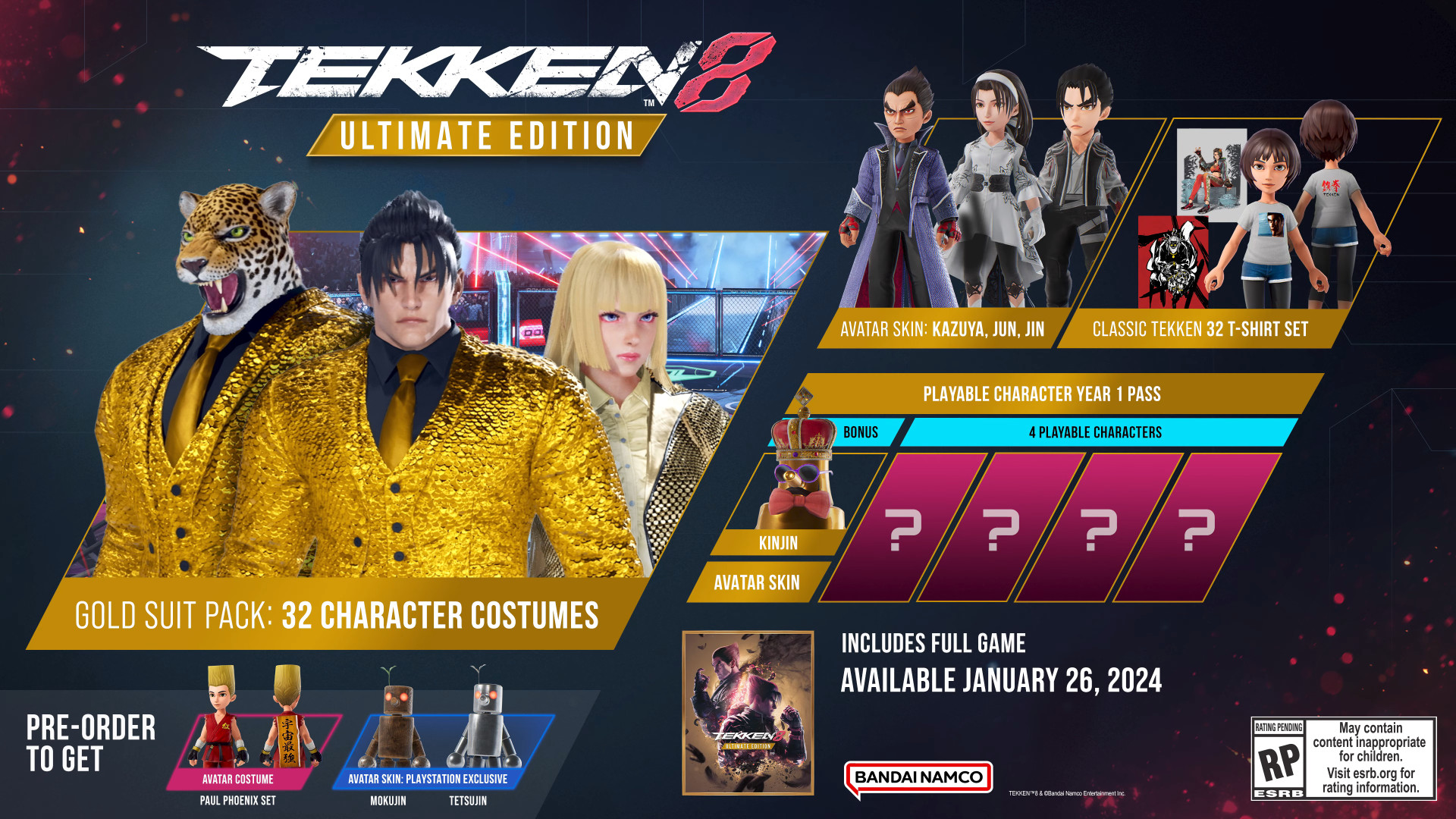 Tekken 8 recebe trailer com novos personagens, modos e data de lançamento!  - Combo Infinito