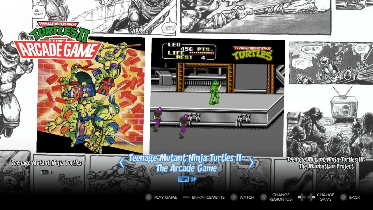 TMNT II The Arcade Game através da coletânea Cowabunga Collection